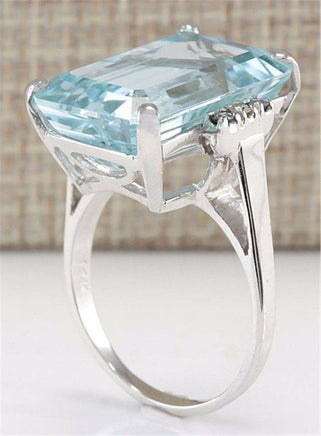 Hot European and American fashion luxury topaz engagement ring sapphire ring hand jewelry - Fun Gifts & More