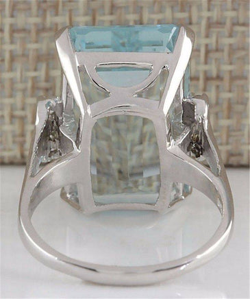 Hot European and American fashion luxury topaz engagement ring sapphire ring hand jewelry - Fun Gifts & More