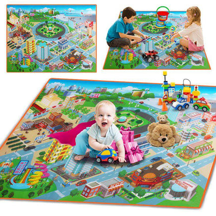 Traffic route map crawling mat 120CM - Fun Gifts & More