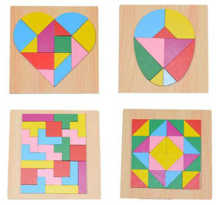 Intellectual geometric shapes put together building blocks - Fun Gifts & More