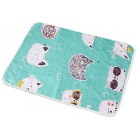 New Baby Breathable And Baby Changing Cotton Cartoon Waterproof Pad - Fun Gifts & More