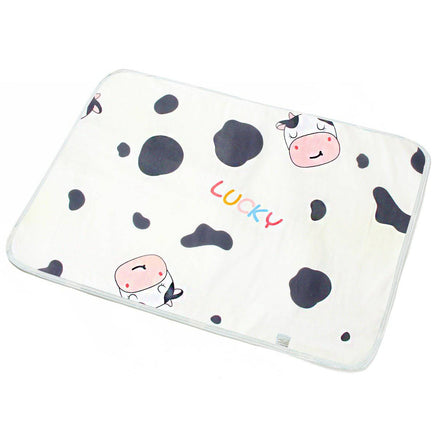 New Baby Breathable And Baby Changing Cotton Cartoon Waterproof Pad - Fun Gifts & More