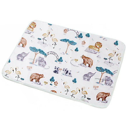 New Baby Breathable And Baby Changing Cotton Cartoon Waterproof Pad - Fun Gifts & More