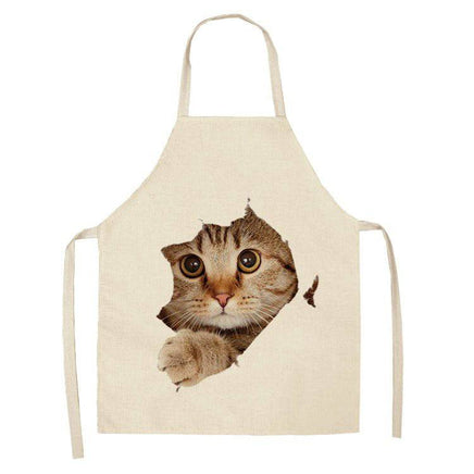 Cute Cartoon Cat In Apron - Fun Gifts & More