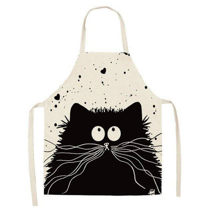 Cute Cartoon Cat In Apron - Fun Gifts & More