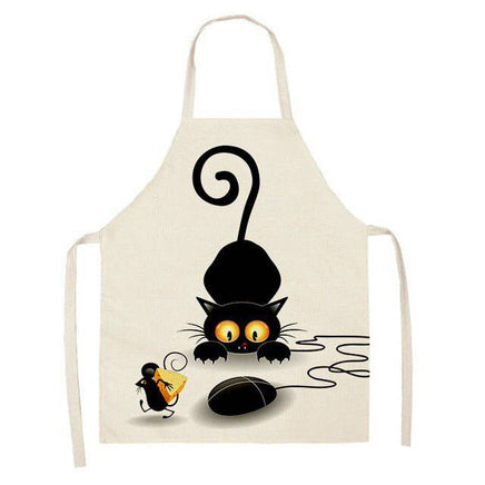 Cute Cartoon Cat In Apron - Fun Gifts & More