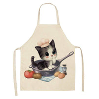 Cute Cartoon Cat In Apron - Fun Gifts & More