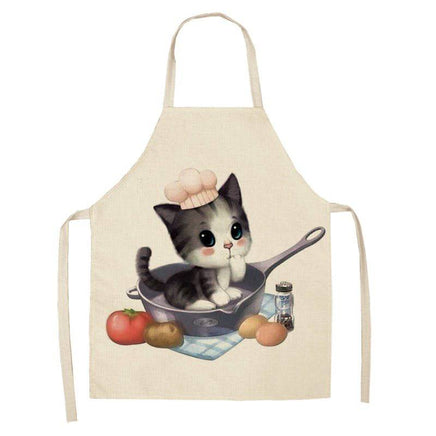 Cute Cartoon Cat In Apron - Fun Gifts & More