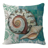 Cushion Covers Sea Turtle Printed Throw Pillow Cases For Home Decor Sofa Chair Seat - Fun Gifts & More