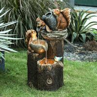 Duck Family Garden Statue Ornament Figurine - Fun Gifts & More