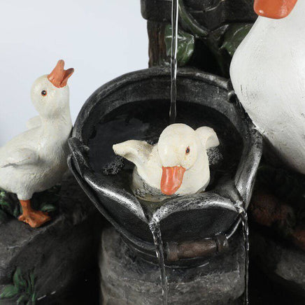 Duck Family Garden Statue Ornament Figurine - Fun Gifts & More