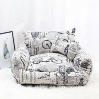 Pet Couch Seat Autumn And Winter Sofa Pet Nest Canvas - Fun Gifts & More