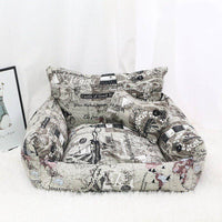 Pet Couch Seat Autumn And Winter Sofa Pet Nest Canvas - Fun Gifts & More