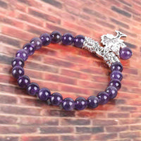 Aura Energy Lavender Tree Of Life Charm Crystal Bracelet - Fun Gifts & More