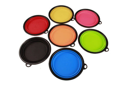 New Silicone Pet Folding Bowl Dog Bowl - Fun Gifts & More