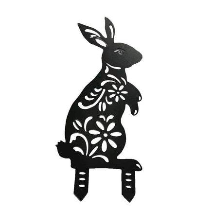 Metal Animal Outline Silhouette Art Garden Decoration - Fun Gifts & More