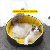 New winter pet kennel Universal washable dog kennel for all seasons Winter warm and deep sleep cat kennel for cats - Fun Gifts & More