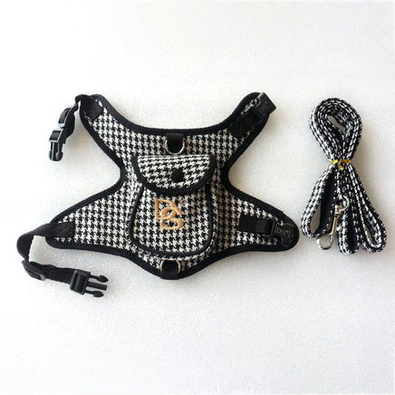 Pet Vest Houndstooth Pet Suit - Fun Gifts & More