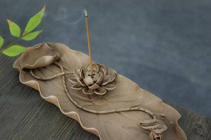 Ceramic Incense Tray Backflow Saucer - Fun Gifts & More