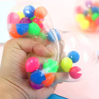 Solid Ball Extrusion Vent TPR Soft Rubber Toy Ball - Fun Gifts & More