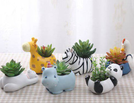 Creative Cartoon Animal Succulent Plant Pot - Fun Gifts & More