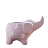 Ceramic Creative Elephant Cute Succulent Flower Pot - Fun Gifts & More