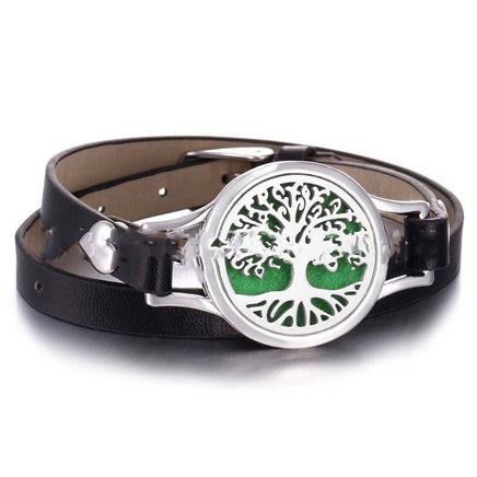 Aromatherapy Jewelry Hollow Double-layer Stainless Steel Aromatherapy Bracelet - Fun Gifts & More