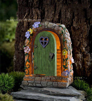 Miniature Fairy Garden Solar Stone Gate - Fun Gifts & More