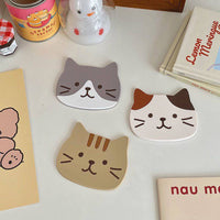 Cute Cat Silicone Coaster Water Coaster - Fun Gifts & More