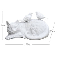 Creative Resin Cat Garden Decorative Ornaments - Fun Gifts & More