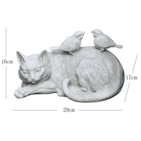 Creative Resin Cat Garden Decorative Ornaments - Fun Gifts & More