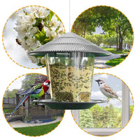 Outdoor Garden Hanging Metal Bird Feeder - Fun Gifts & More