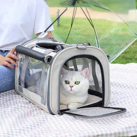 Outdoor Portable Pet Bag Transparent Breathable Foldable Pet Bag - Fun Gifts & More