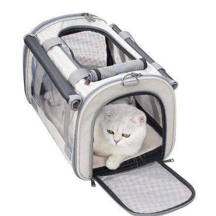 Outdoor Portable Pet Bag Transparent Breathable Foldable Pet Bag - Fun Gifts & More