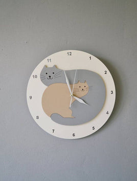 Cute Cartoon Kitten Wall Clock Home Decoration - Fun Gifts & More