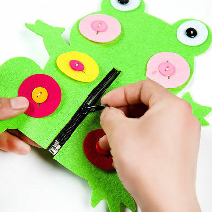 Non Woven Button Toy Diy Handmade Zipper - Fun Gifts & More