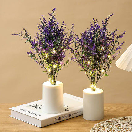 Lavender Small Night Lamp Bedroom Bedside - Fun Gifts & More