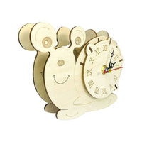 3D Jigsaw Toy Wooden Snail Clock - Fun Gifts & More