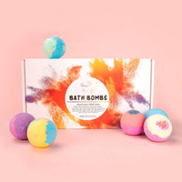 Bath Bombs 14 Pieces Of Explosive Salt Ball Gift Box With Various Fragrance Bath Balls Bubble Bath Bomb for Women - Fun Gifts & More