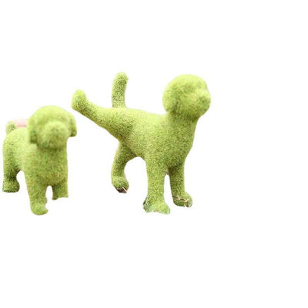 Peeing Dog Topiary Grass Garden Decoration - Fun Gifts & More