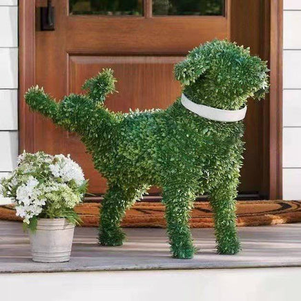 Peeing Dog Topiary Grass Garden Decoration - Fun Gifts & More