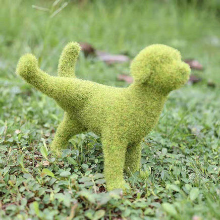 Peeing Dog Topiary Grass Garden Decoration - Fun Gifts & More