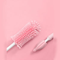 Baby Silicone Baby Bottle Brush Straw Scrubbing Baby Bottle Brush Cleaning - Fun Gifts & More