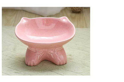 Cute cat bowl with bow and paws - Fun Gifts & More