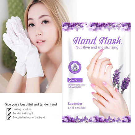 Lavender Hand Mask Gloves - Fun Gifts & More