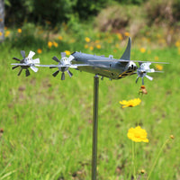 Rotator Metal Windmill Wind Garden Sculpture - Fun Gifts & More