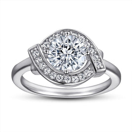 Creative Simulation Silver Diamond Ring Lady - Fun Gifts & More