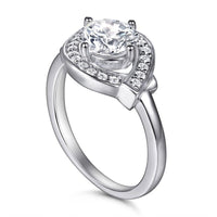 Creative Simulation Silver Diamond Ring Lady - Fun Gifts & More