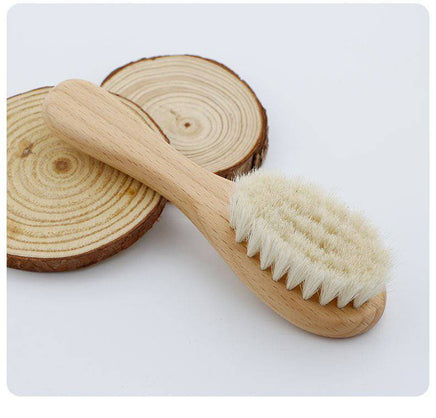 Baby Wool Brush Set, Baby Shower, Scrubbing Brush, Shower Comb Success - Fun Gifts & More