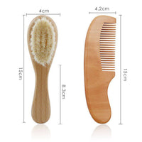 Baby Wool Brush Set, Baby Shower, Scrubbing Brush, Shower Comb Success - Fun Gifts & More